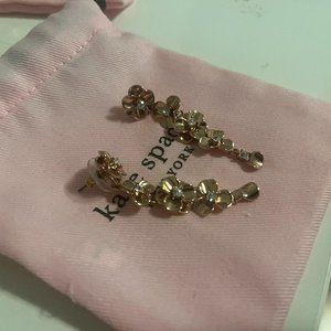 kate spade Shine On Flower Linear Earrings